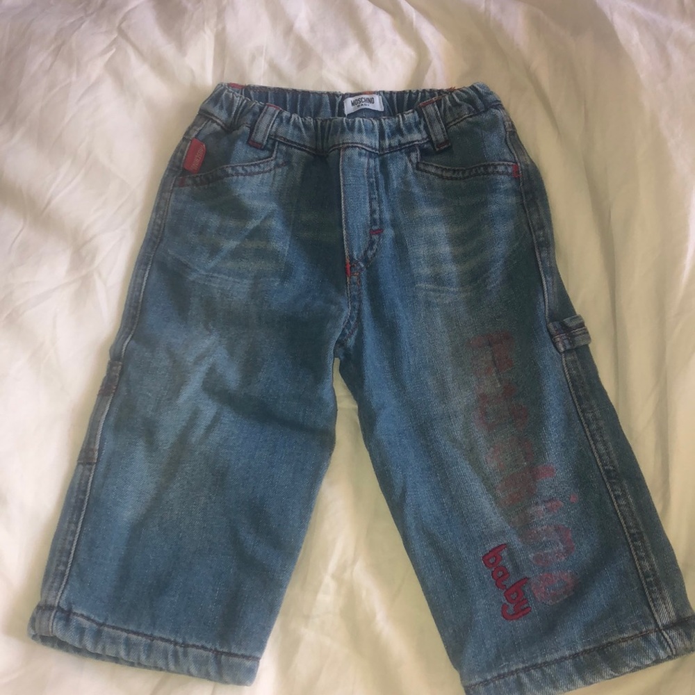 Moschino baby jeans size 12M